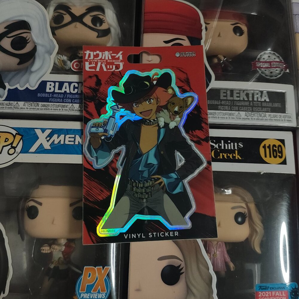 Official Cowboy Bebop Vinyl Sticker - Crunchyroll x Bandai Namco